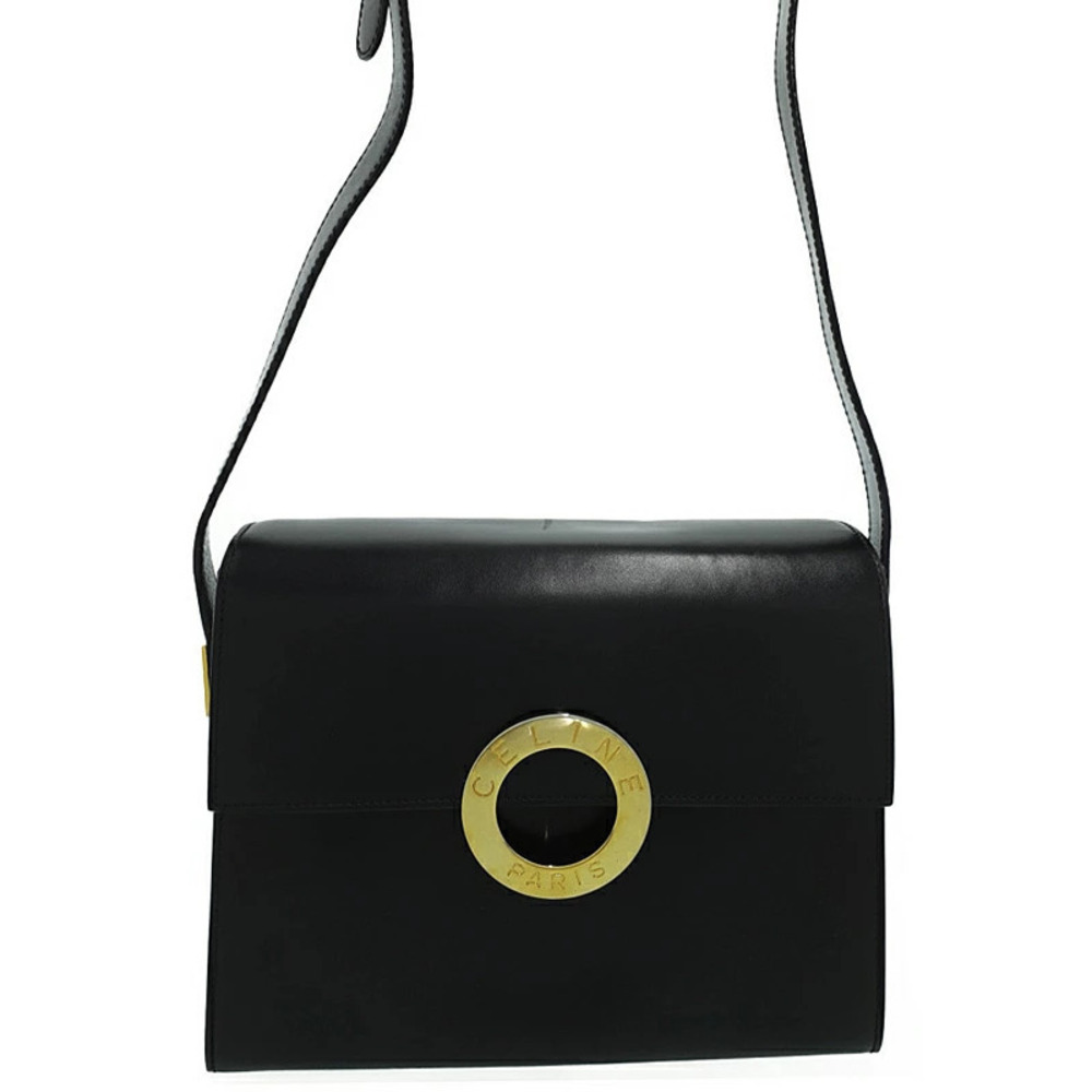 Celine Circle Logo Shoulder Bag
